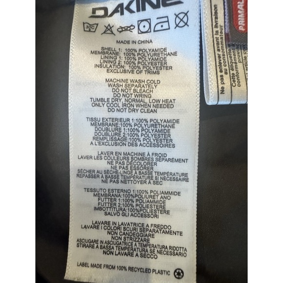 Dakine Juniper Snowboard Ski Woman's Jacket Size Large Melon Sage Color Block - Picture 14 of 16
